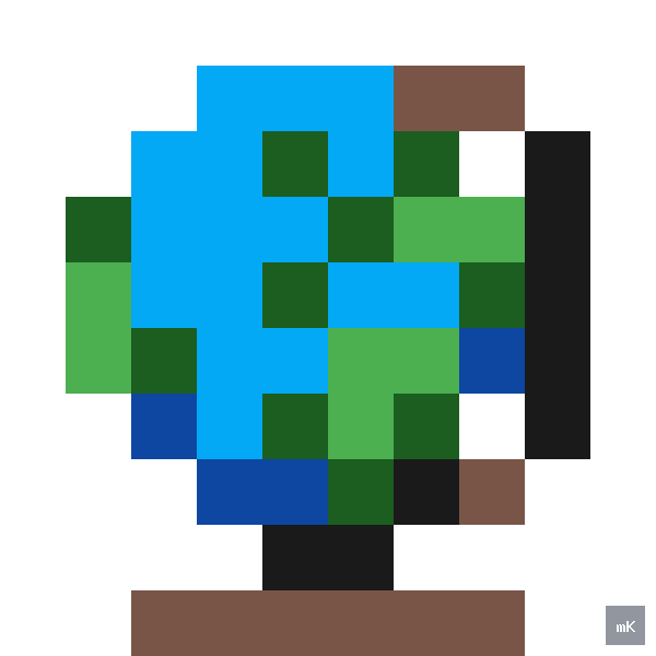 Dyktando graficzne «Globus» - siatka 10×10, kodowanka pixel art do druku za darmo