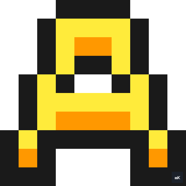 Dyktando graficzne «Litera A» - siatka 10×10, kodowanka pixel art do druku za darmo
