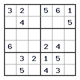 Sudoku 6×6 poziom średni – podgląd